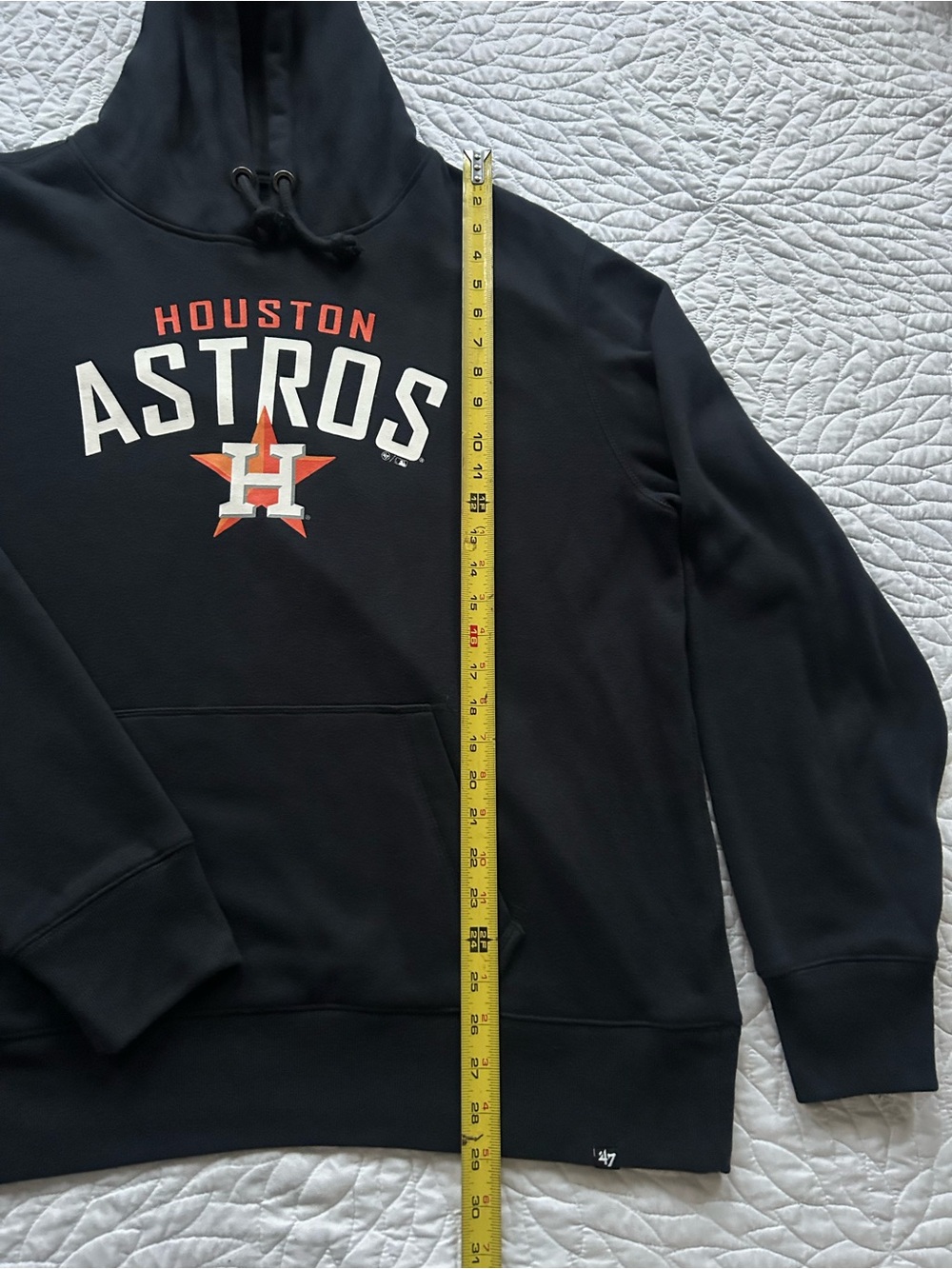 Houston Astro Hoodie ‘47 Brand Size XL Navy sportswear - Picture 4 of 6